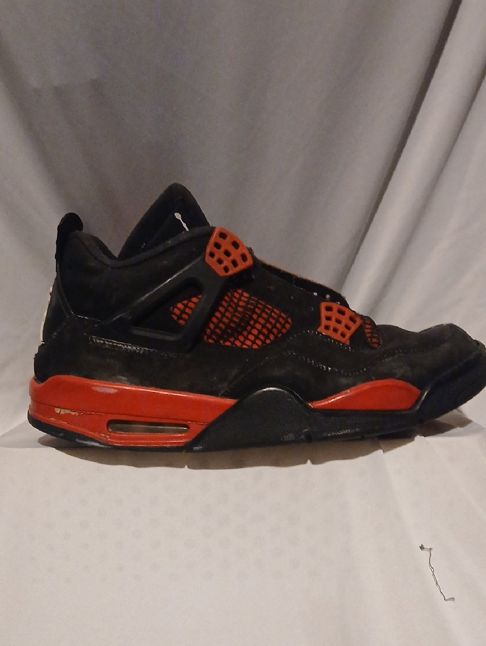 Jordan Black and Red Men's Basketball Sneakers